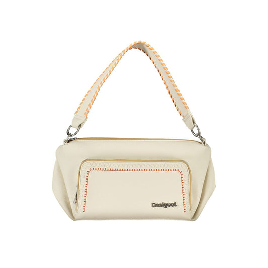 Desigual Hvid Polyethylen Håndtaske