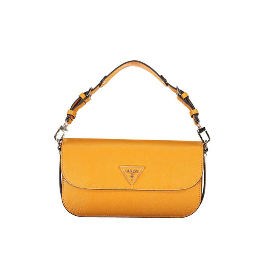 Guess Jeans Orange Polyethylen Håndtaske