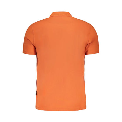 Napapijri orange poloshirt i bomuld
