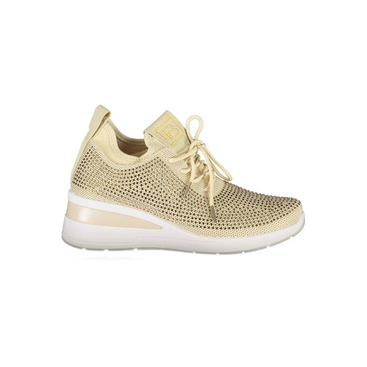 Laura Biagiotti Beige Polyester Dame Sneaker