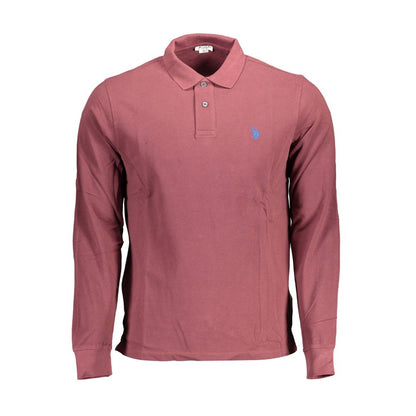 US POLO ASSN. Lilla bomuldspoloshirt til mænd
