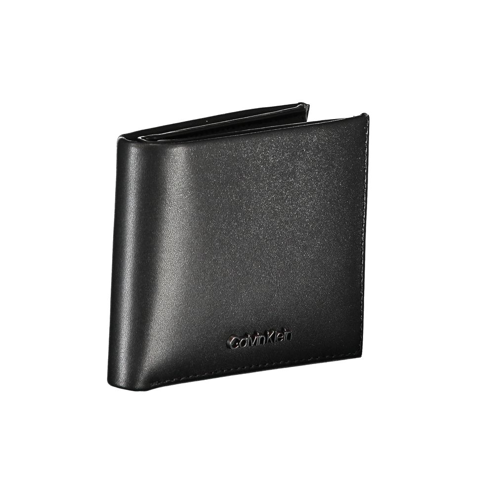 Calvin Klein Sleek læderpung med dobbeltfold og RFID-blok