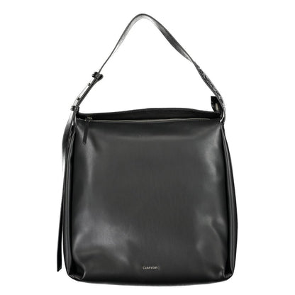 Calvin Klein sort polyester håndtaske