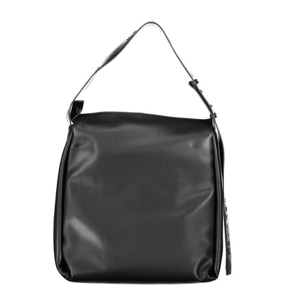 Calvin Klein sort polyester håndtaske