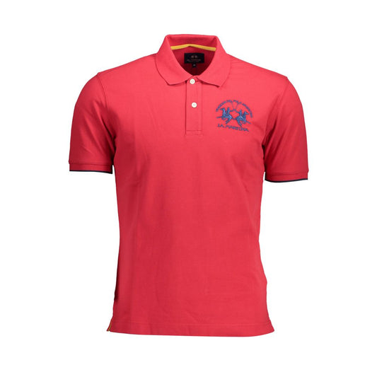 La Martina Elegant Pink Polo: Afslappet luksus til mænd