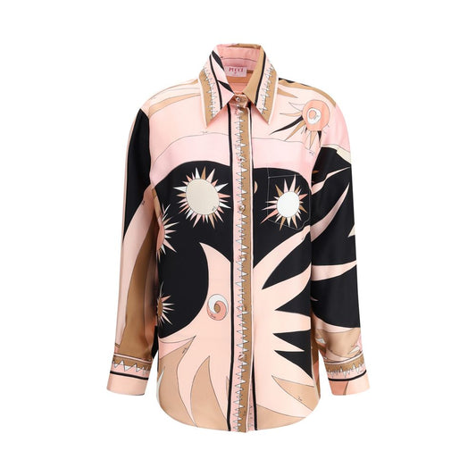 Emilio Pucci Stella-print oversized skjorte