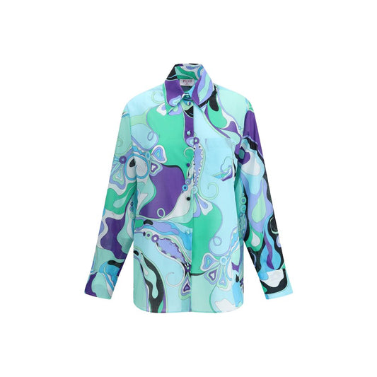 Emilio Pucci skjorte med orkidéprint