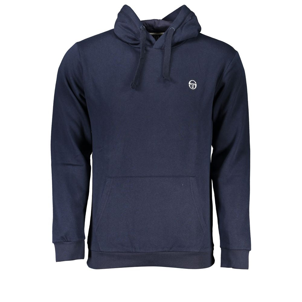 Sergio Tacchini blå bomuldstrøje