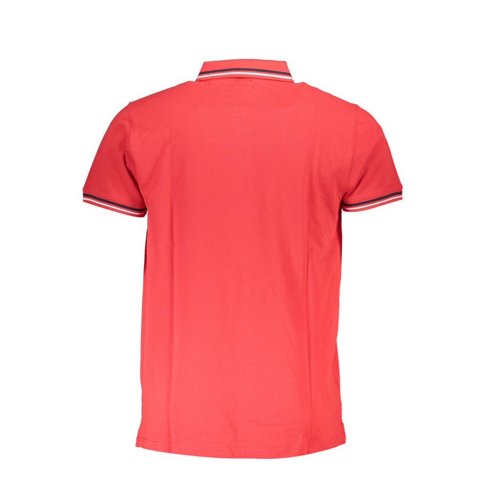 Cavalli Class rød bomuldspoloshirt