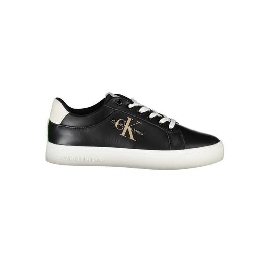 Calvin Klein Sort Polyester Dame Sneaker