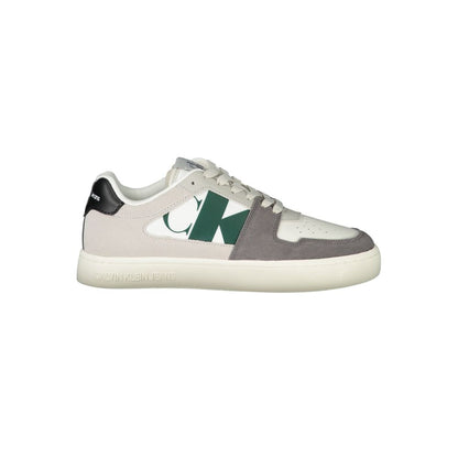 Calvin Klein Hvid Polyester Herre Sneaker