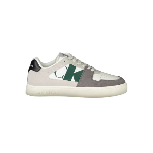 Calvin Klein Hvid Polyester Herre Sneaker