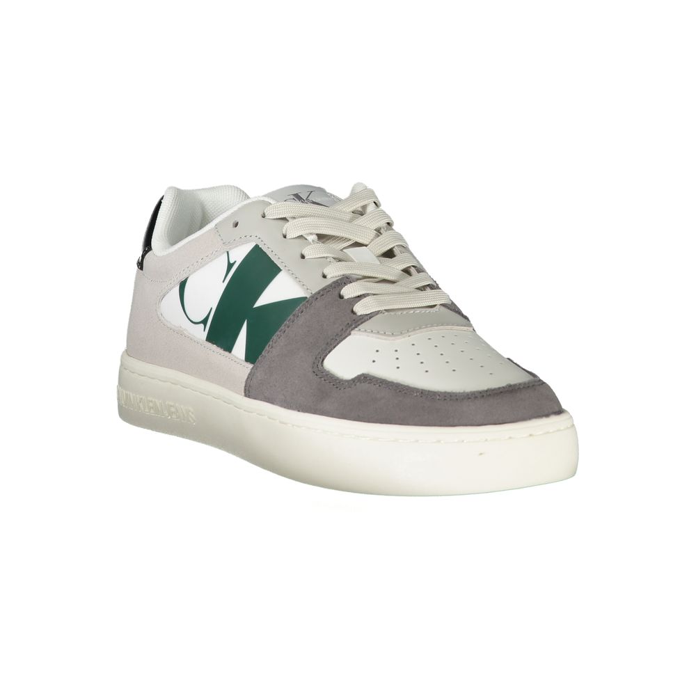 Calvin Klein Hvid Polyester Herre Sneaker