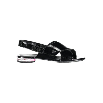 Calvin Klein sort polyethylen damesandaler