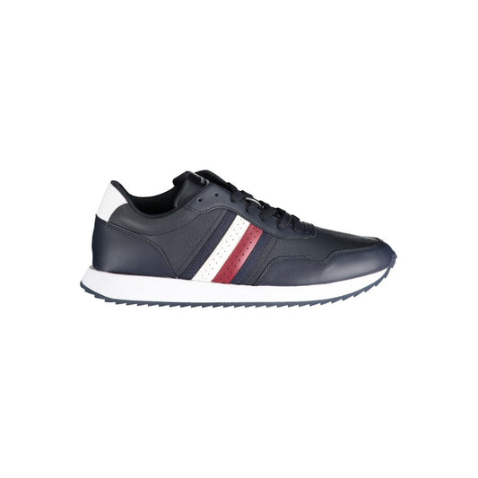 Tommy Hilfiger Blå Polyester Sneaker
