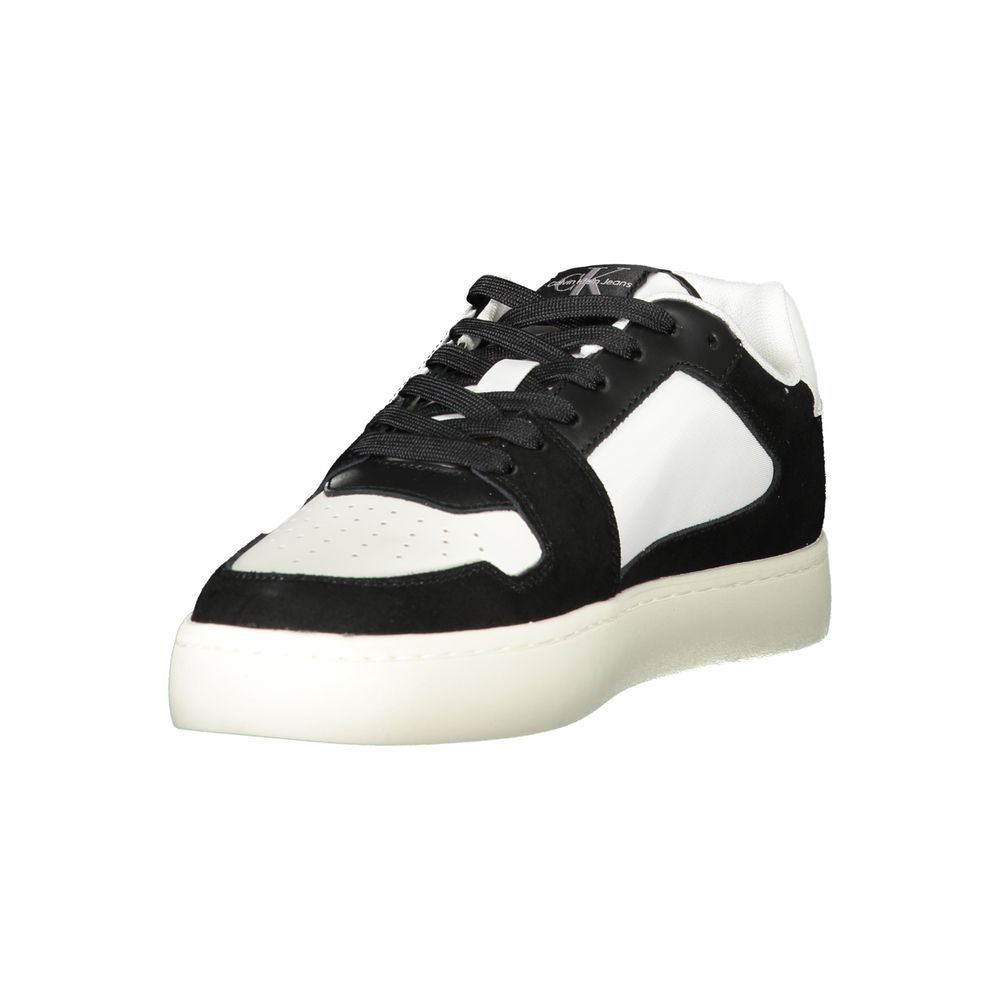 Calvin Klein Hvid Læder Herre Sneaker