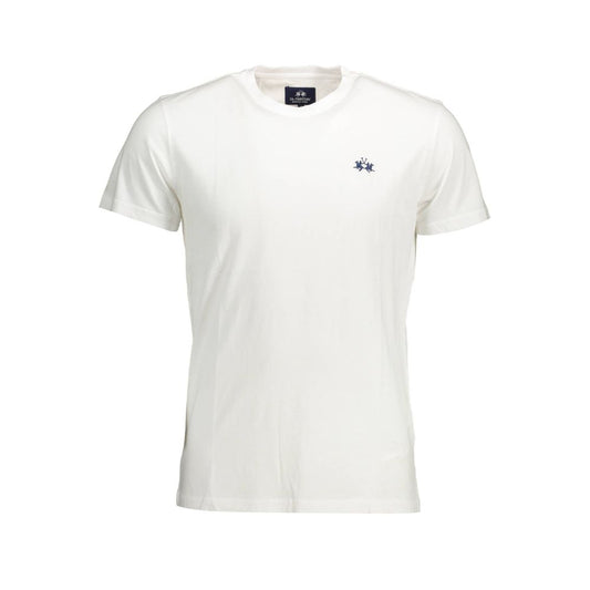 La Martina Chic Rund Hals Broderet T-shirt