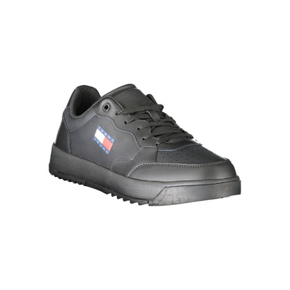 Tommy Hilfiger Sort Polyethylen Herre Sneaker