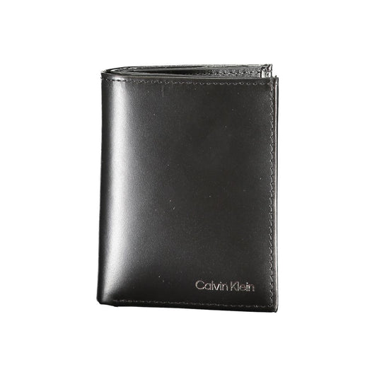 Calvin Klein sort læderpung