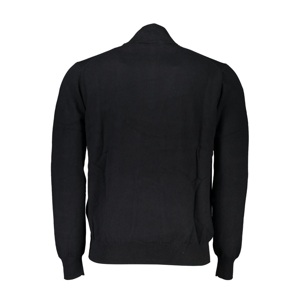 Harmont &amp; Blaine Elegant Halv Lynlås Sweater med Broderidetaljer