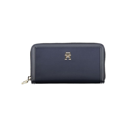 Tommy Hilfiger Chic Sustainable Blue Pung med Sikker Lynlås