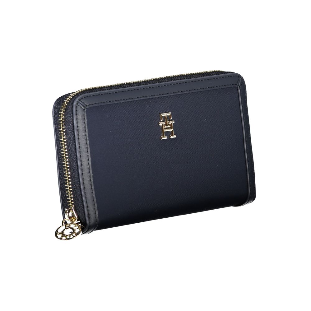 Tommy Hilfiger Chic Sustainable Blue Pung med Sikker Lynlås