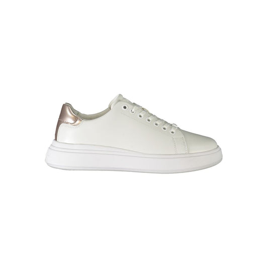 Calvin Klein Hvid Polyester Sneaker