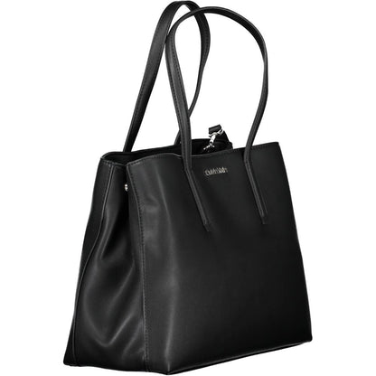 Calvin Klein sort polyester dametaske