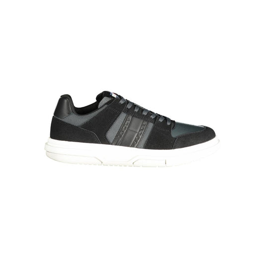 Tommy Hilfiger Sort Læder Herre Sneaker