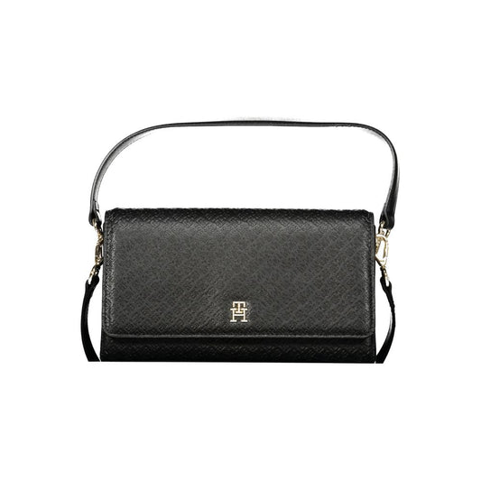 Tommy Hilfiger sort polyethylen damehåndtaske