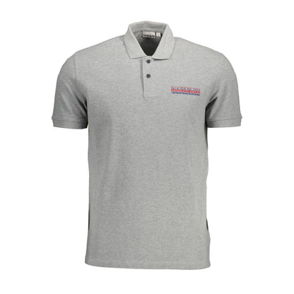 Napapijri grå bomuld poloshirt til mænd