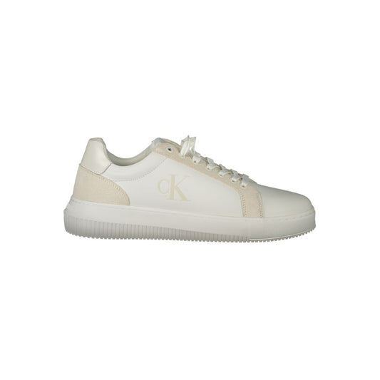 Calvin Klein Hvid Polyethylen Herre Sneaker