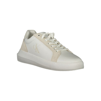 Calvin Klein Hvid Polyethylen Herre Sneaker