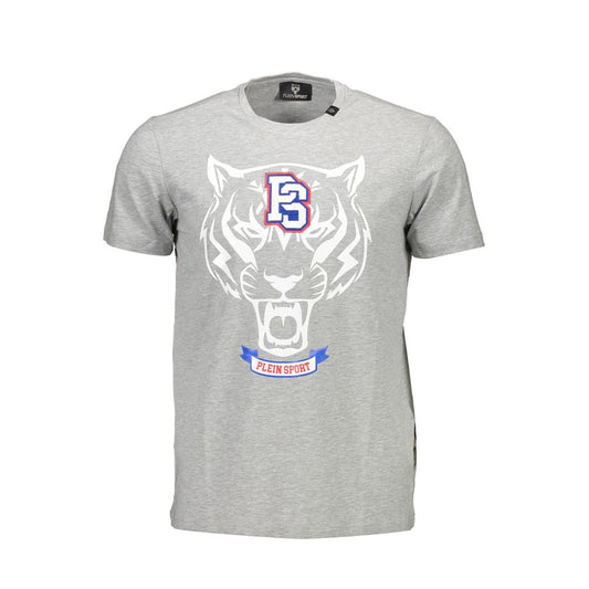 Plein Sport Brun Bomuld Herre T-shirt