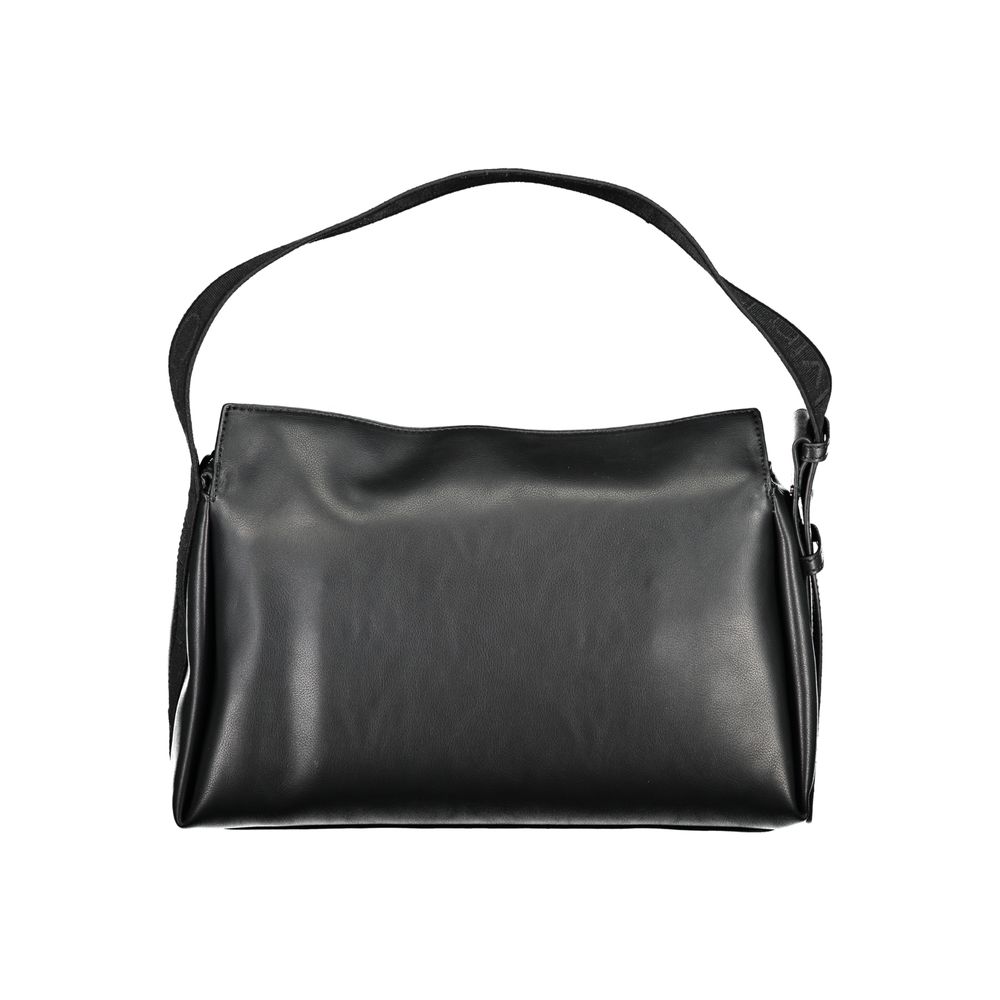 Calvin Klein sort polyester håndtaske