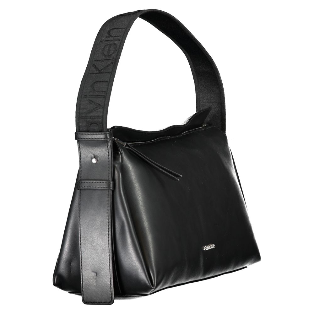 Calvin Klein sort polyester håndtaske
