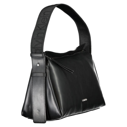 Calvin Klein sort polyester håndtaske