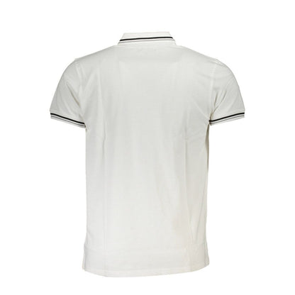 Cavalli Class hvid bomuldspoloshirt