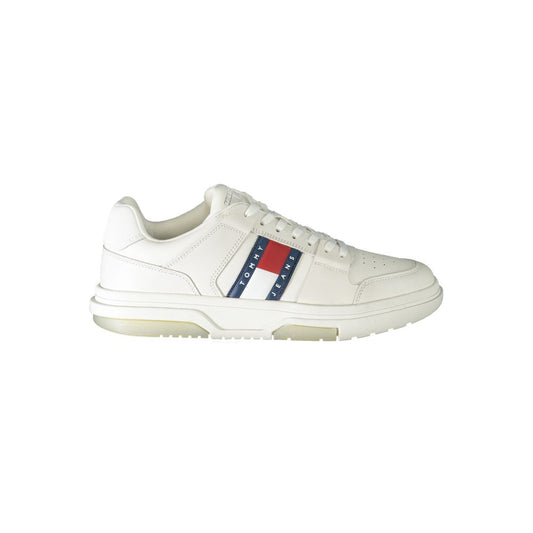 Tommy Hilfiger Hvide Læder Herre Sneaker