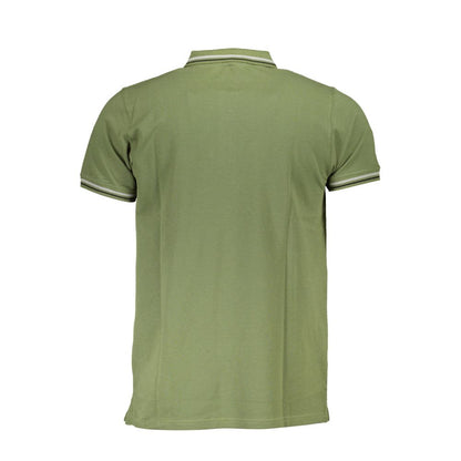 Cavalli Class Grøn Bomuldspoloshirt