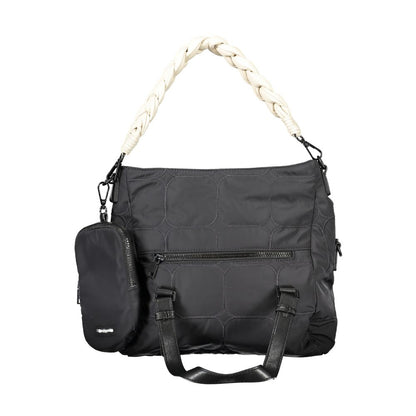 Desigual sort polyester håndtaske