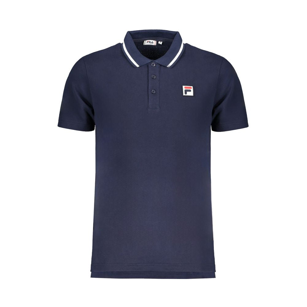 Fila Blå Bomuldspoloshirt