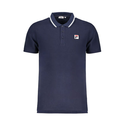 Fila Blå Bomuldspoloshirt