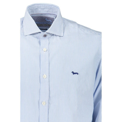 Harmont & Blaine Light Blue Cotton Men Shirt