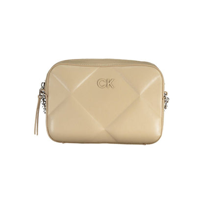 Calvin Klein Beige Polyester Håndtaske