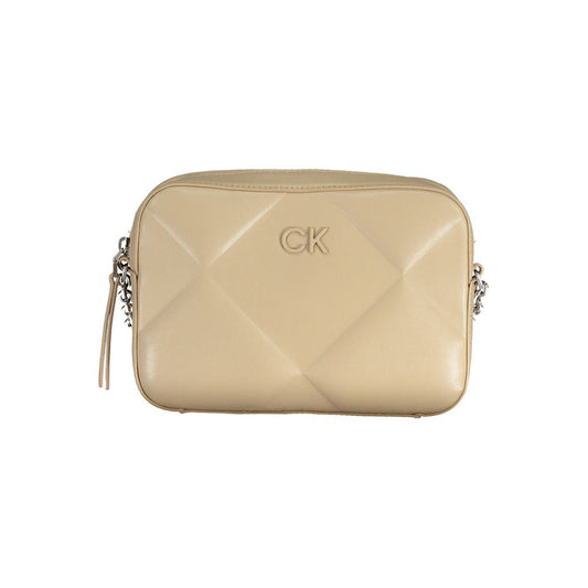 Calvin Klein Beige Polyester Håndtaske
