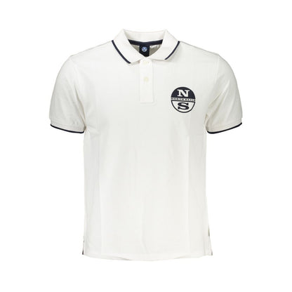 North Sails Hvid Bomuldspoloshirt