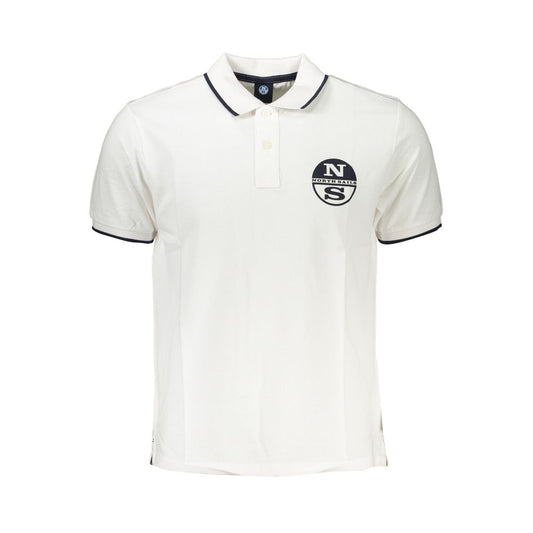North Sails Hvid Bomuldspoloshirt