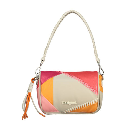 Desigual Hvid Polyethylen Håndtaske