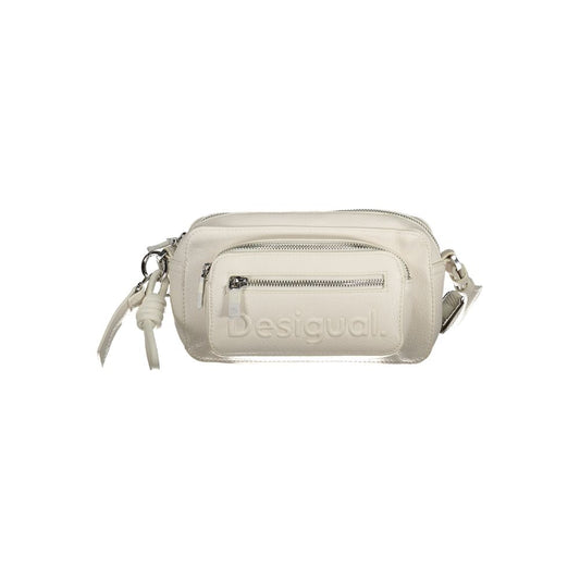 Desigual Hvid Polyethylen Håndtaske